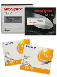 MaxOptix media - MO disks